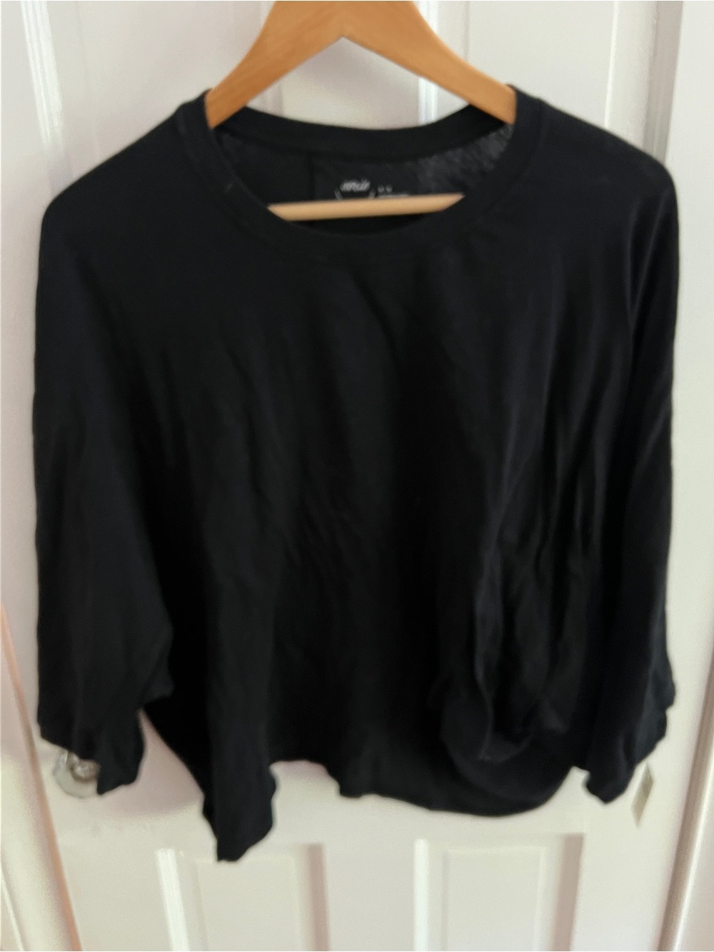 aerie Black Short Sleeve Tee